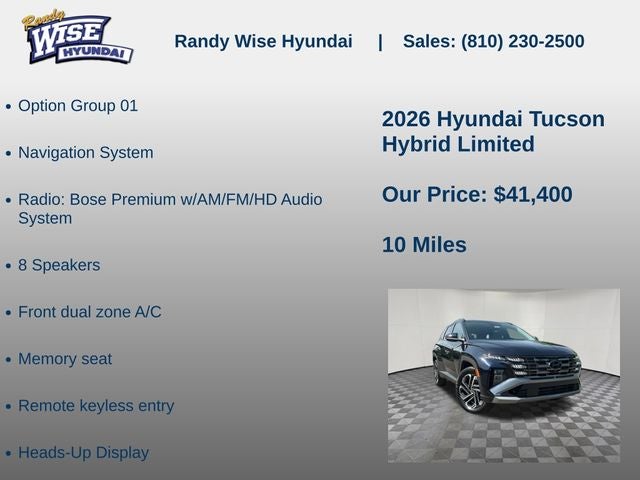 2026 Hyundai TUCSON HYBRID Limited
