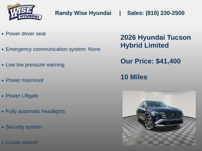 2026 Hyundai TUCSON HYBRID Limited