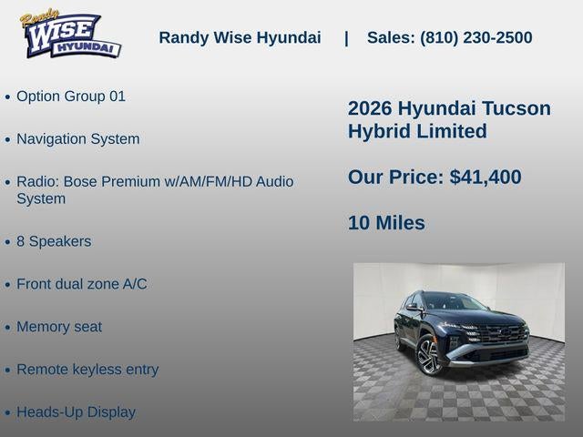 2026 Hyundai TUCSON HYBRID Limited