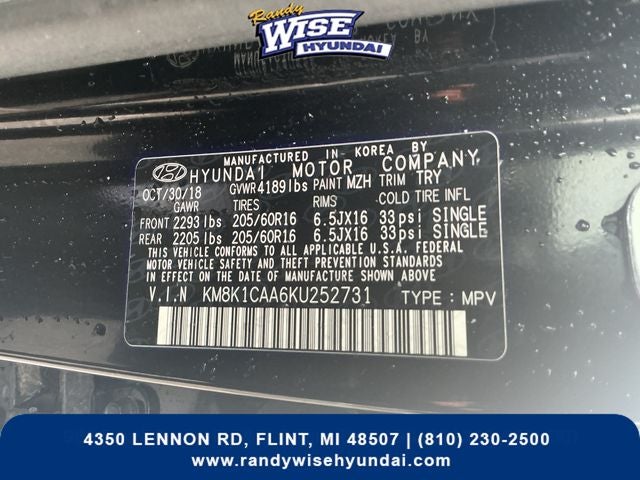 2019 Hyundai KONA SE