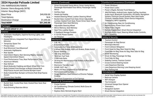 2024 Hyundai PALISADE Limited