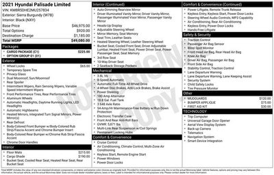 2021 Hyundai PALISADE Limited