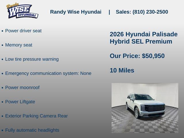 2026 Hyundai PALISADE HYBRID SEL Premium 8P