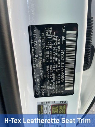2026 Hyundai PALISADE HYBRID SEL Premium 8P