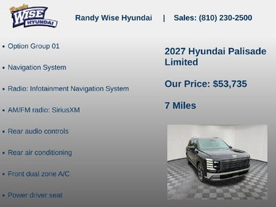 2027 Hyundai PALISADE Limited AWD