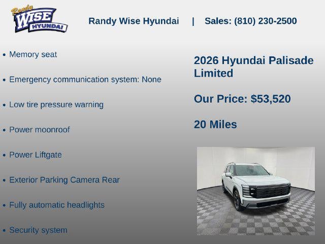 2026 Hyundai PALISADE Limited AWD