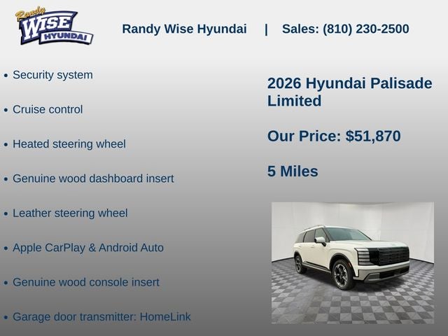 2026 Hyundai PALISADE Limited AWD