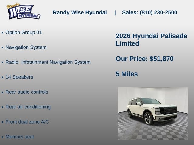 2026 Hyundai PALISADE Limited AWD