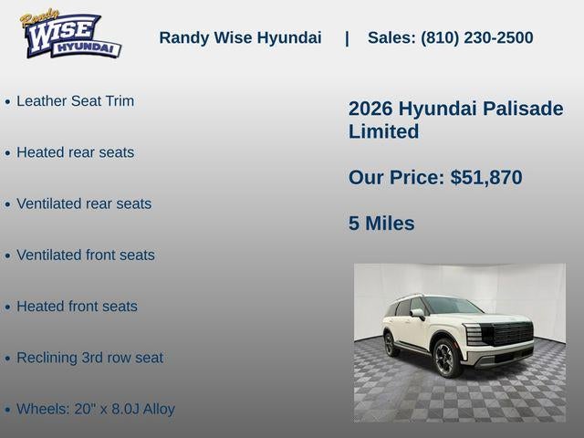 2026 Hyundai PALISADE Limited AWD