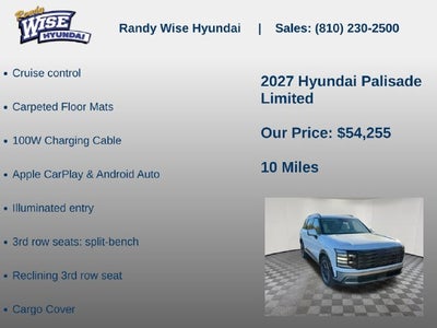 2027 Hyundai PALISADE Limited AWD