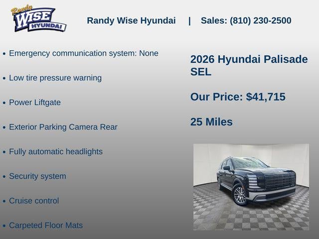 2026 Hyundai PALISADE SEL FWD