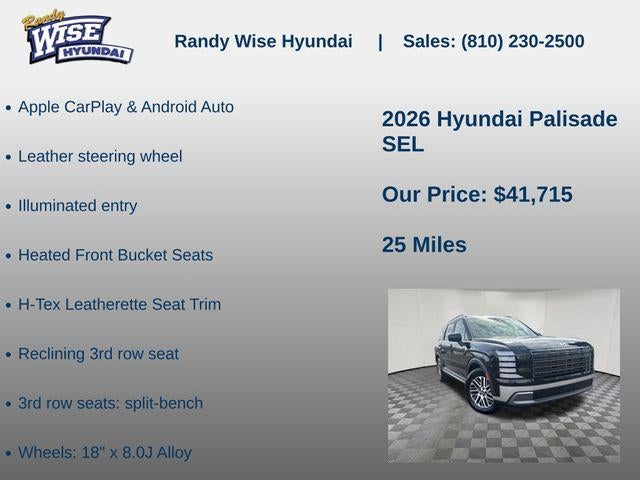 2026 Hyundai PALISADE SEL FWD
