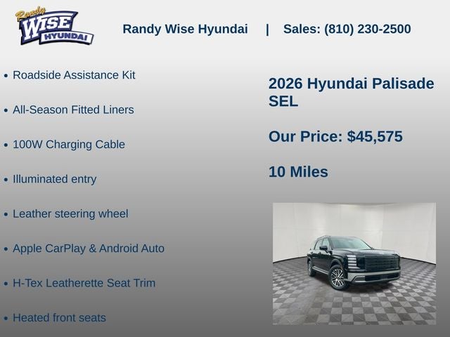2026 Hyundai PALISADE SEL AWD