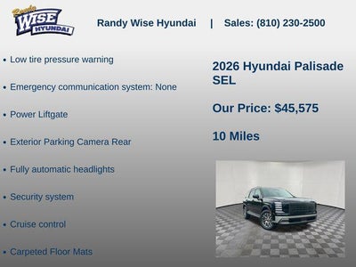 2026 Hyundai PALISADE SEL AWD