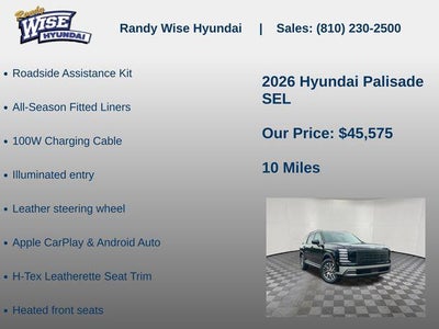 2026 Hyundai PALISADE SEL AWD