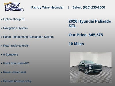 2026 Hyundai PALISADE SEL AWD
