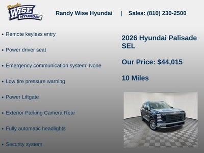 2026 Hyundai PALISADE SEL AWD