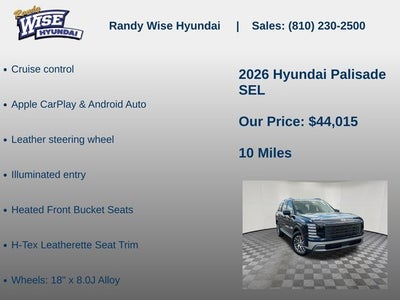2026 Hyundai PALISADE SEL AWD