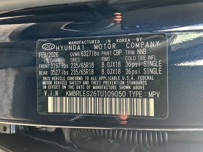 2026 Hyundai PALISADE SEL AWD