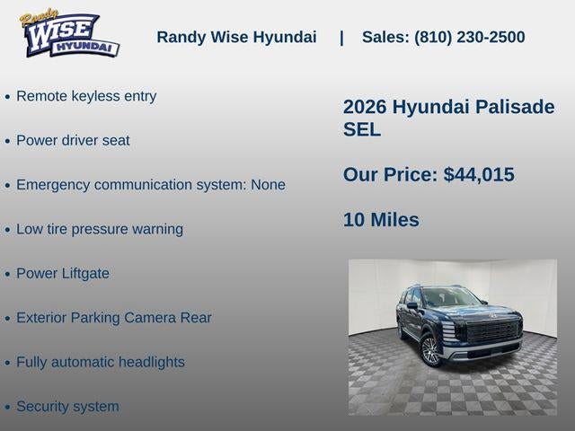 2026 Hyundai PALISADE SEL AWD