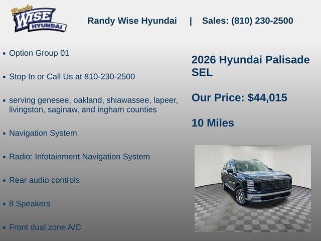 2026 Hyundai PALISADE SEL AWD