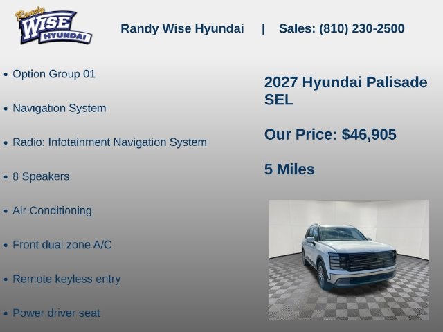 2027 Hyundai PALISADE SEL AWD
