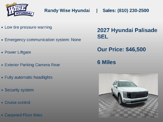 2027 Hyundai PALISADE SEL AWD