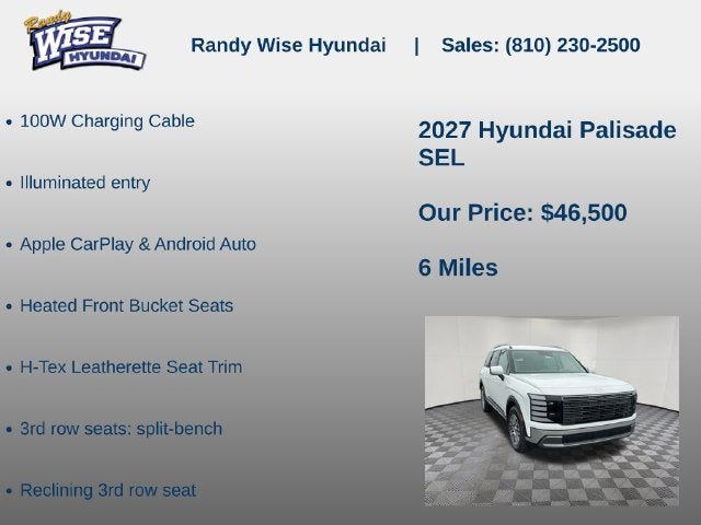 2027 Hyundai PALISADE SEL AWD