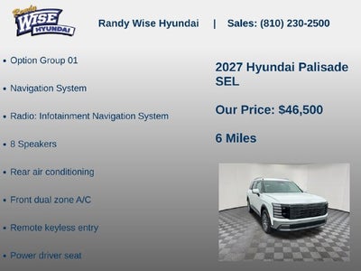 2027 Hyundai PALISADE SEL AWD