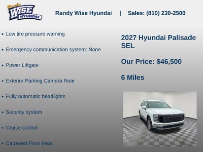 2027 Hyundai PALISADE SEL AWD