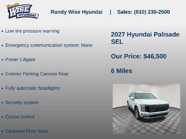 2027 Hyundai PALISADE SEL AWD