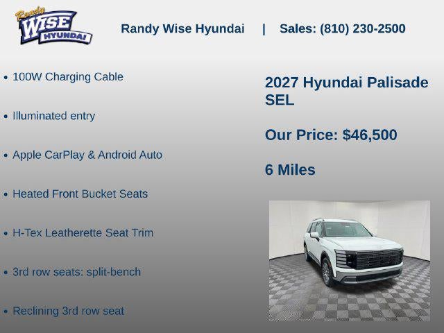 2027 Hyundai PALISADE SEL AWD