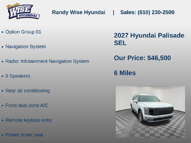 2027 Hyundai PALISADE SEL AWD