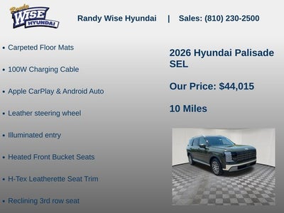 2026 Hyundai PALISADE SEL AWD