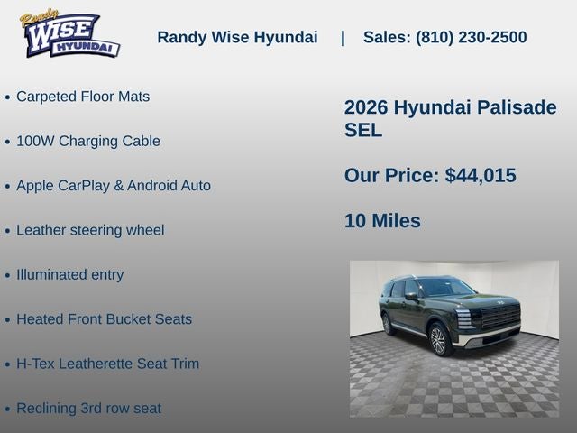 2026 Hyundai PALISADE SEL AWD