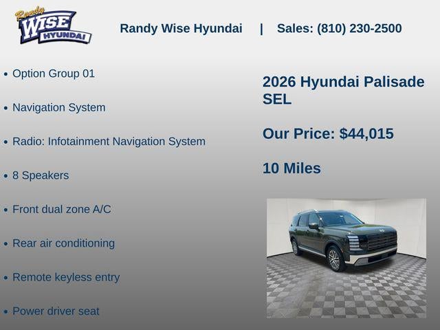 2026 Hyundai PALISADE SEL AWD