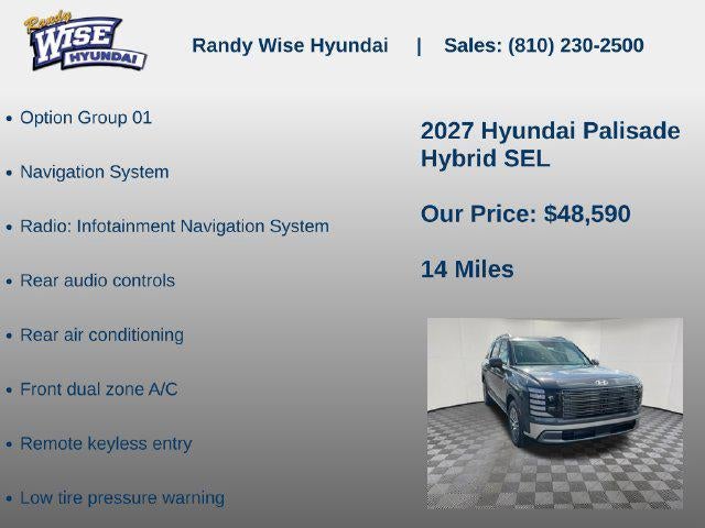 2027 Hyundai PALISADE HYBRID SEL 7P