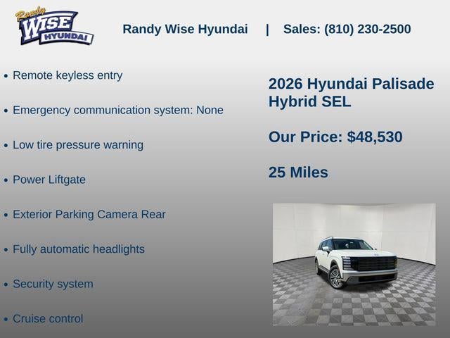 2026 Hyundai PALISADE HYBRID SEL 7P