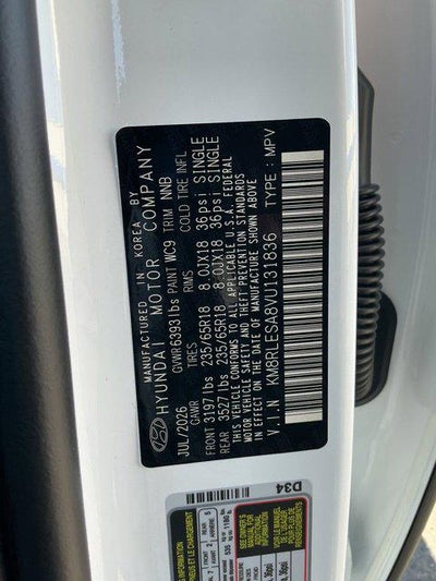 2027 Hyundai PALISADE HYBRID SEL 7P