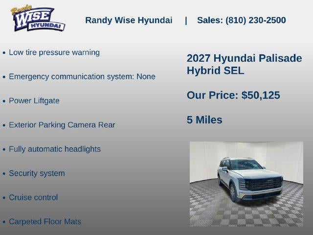 2027 Hyundai PALISADE HYBRID SEL 7P