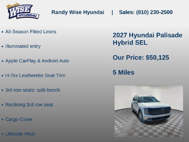 2027 Hyundai PALISADE HYBRID SEL 7P
