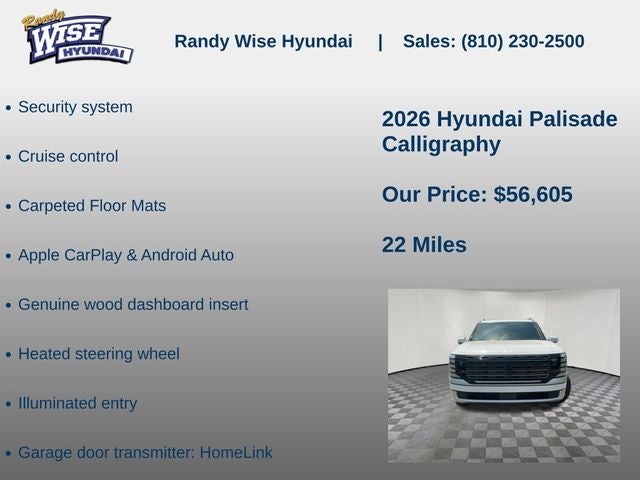 2026 Hyundai PALISADE Calligraphy AWD