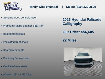 2026 Hyundai PALISADE Calligraphy AWD