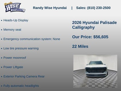 2026 Hyundai PALISADE Calligraphy AWD