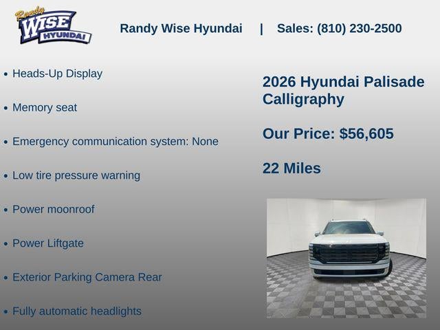 2026 Hyundai PALISADE Calligraphy AWD
