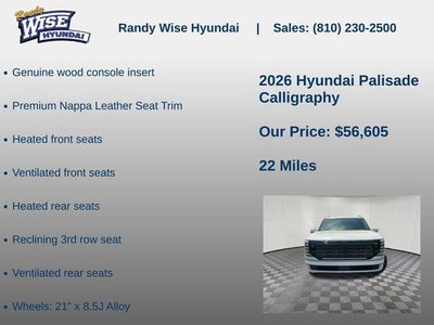 2026 Hyundai PALISADE Calligraphy AWD