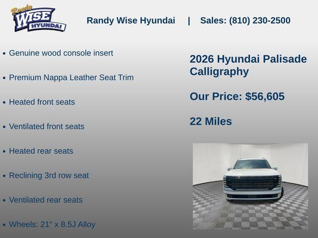 2026 Hyundai PALISADE Calligraphy AWD