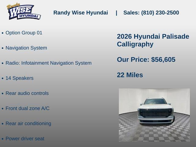 2026 Hyundai PALISADE Calligraphy AWD