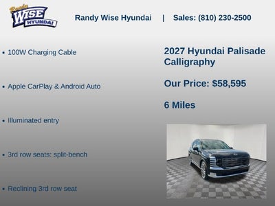 2027 Hyundai PALISADE Calligraphy AWD