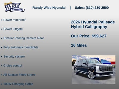 2026 Hyundai PALISADE HYBRID Calligraphy